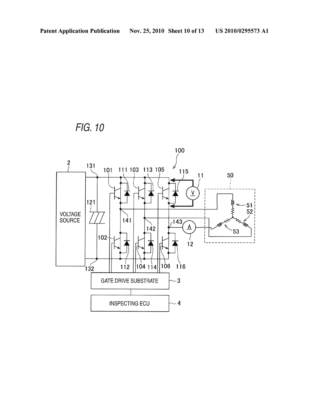 METHOD OF INSPECTING POWER CONVERTER AND INSPECTING DEVICE - diagram, schematic, and image 11