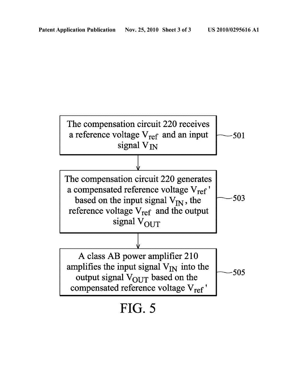 AUDIO COMPENSATION METHOD AND AUDIO APPARATUS WITH CLASS AB POWER AMPLIFIER - diagram, schematic, and image 04