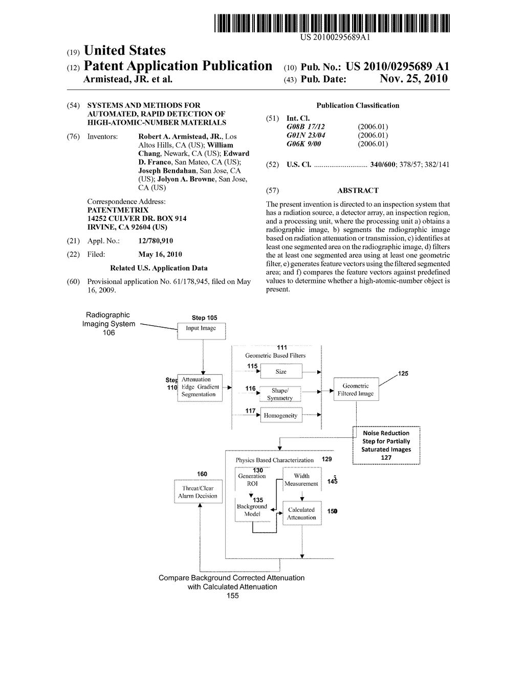 Systems and Methods for Automated, Rapid Detection of High-Atomic-Number Materials - diagram, schematic, and image 01