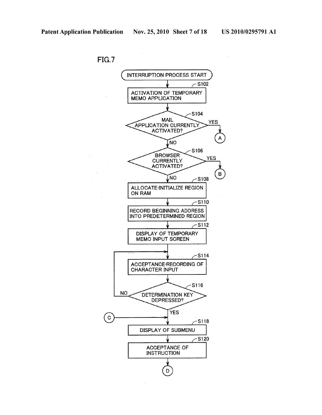 PORTABLE INFORMATION TERMINAL, CHARACTER DELIVERY METHOD; AND CHARACTER TEMPORARY STORAGE PROGRAM PRODUCT - diagram, schematic, and image 08