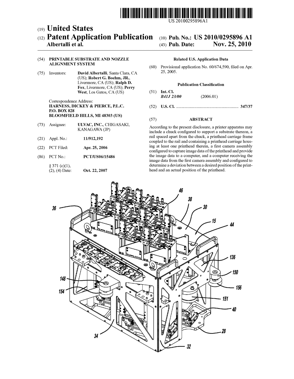 PRINTABLE SUBSTRATE AND NOZZLE ALIGNMENT SYSTEM - diagram, schematic, and image 01