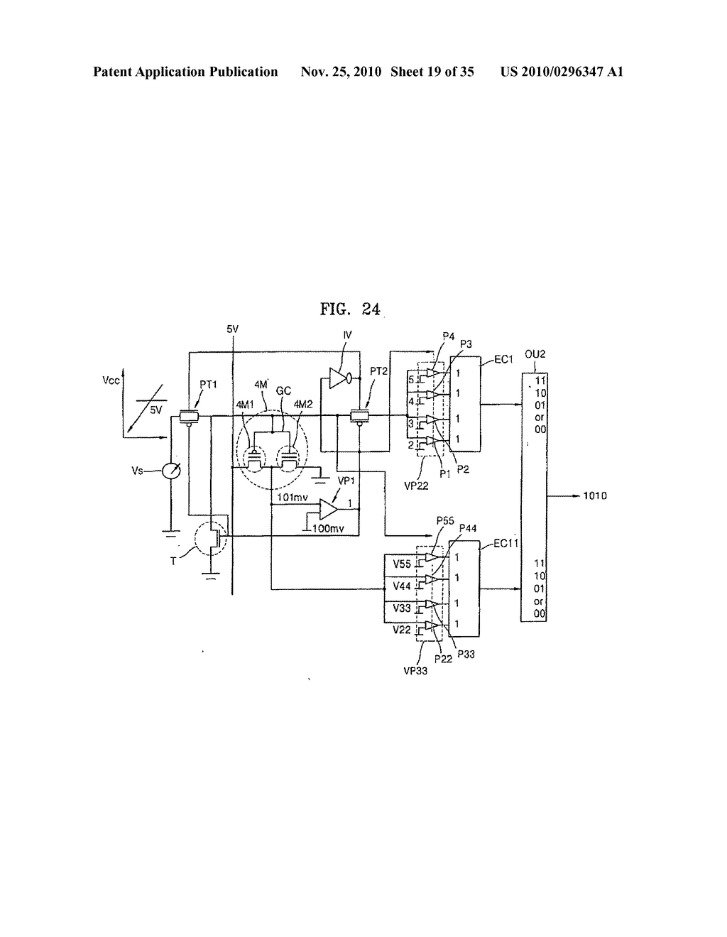 Method of erasing device including complementary nonvolatile memory devices - diagram, schematic, and image 20