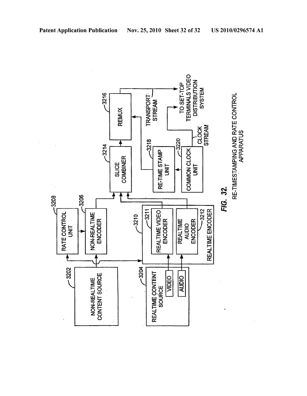 APPARATUS AND METHOD FOR COMBINING REALTIME AND NON-REALTIME ENCODED CONTENT - diagram, schematic, and image 33