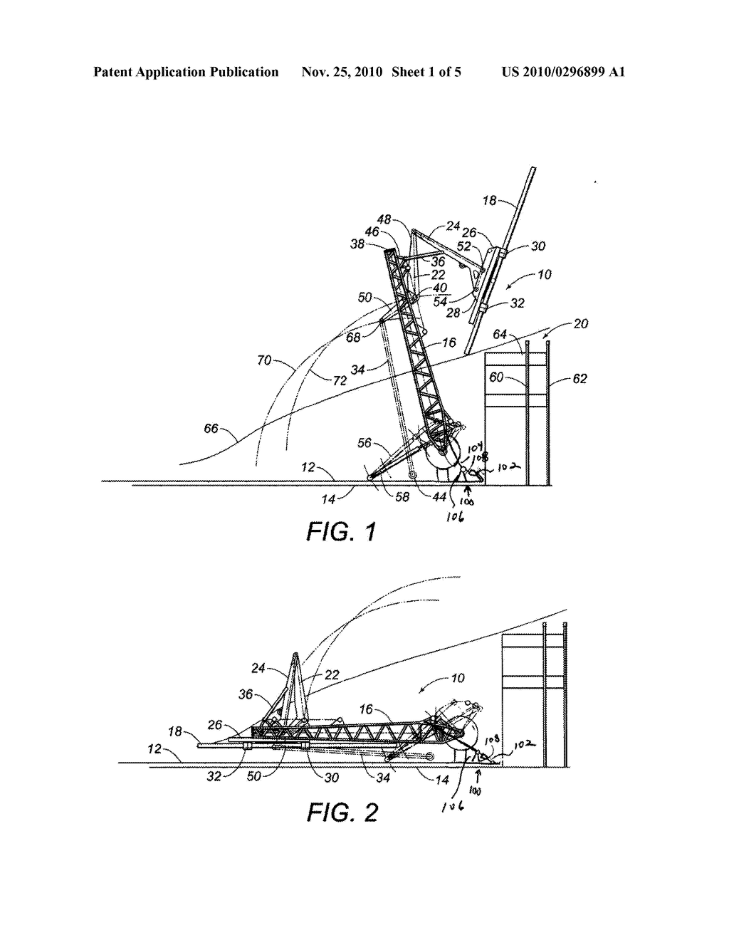 ALIGNMENT APPARATUS AND METHOD FOR A BOOM OF A PIPE HANDLING SYSTEM - diagram, schematic, and image 02