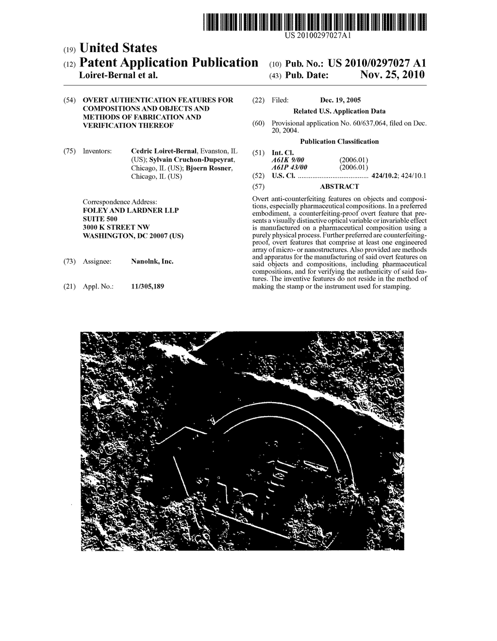 Overt authentication features for compositions and objects and methods of fabrication and verification thereof - diagram, schematic, and image 01