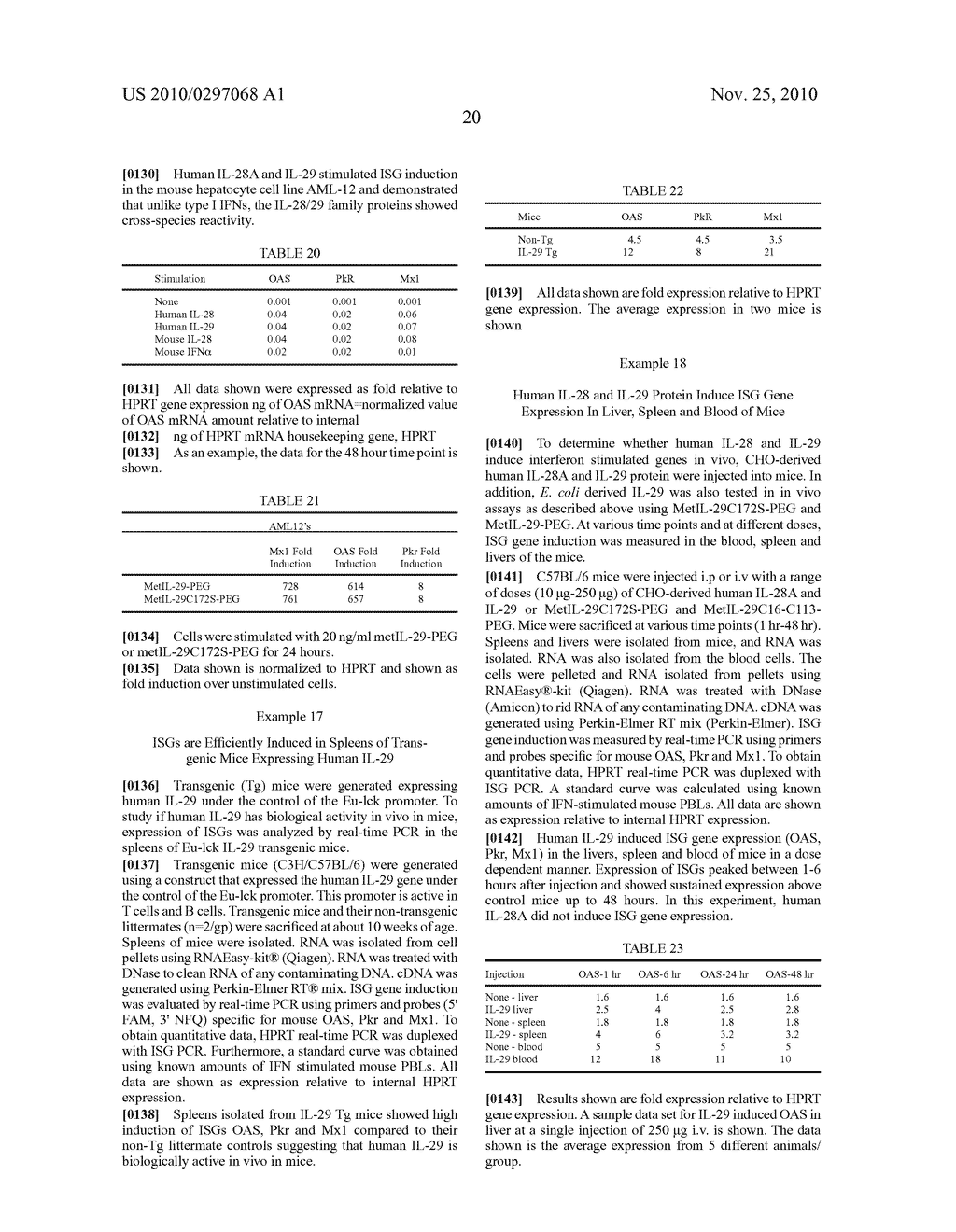 METHODS FOR TREATING VIRAL INFECTION USING IL-28 AND IL-29 - diagram, schematic, and image 21