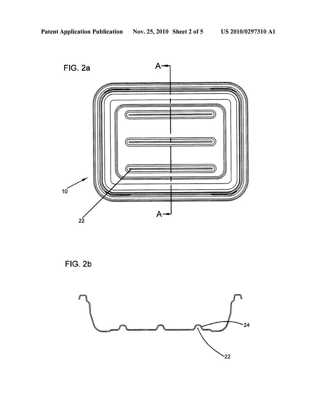 TRAY INCLUDING A FLOW RESTRICTING ELEMENT FOR FOOD PRODUCTS - diagram, schematic, and image 03