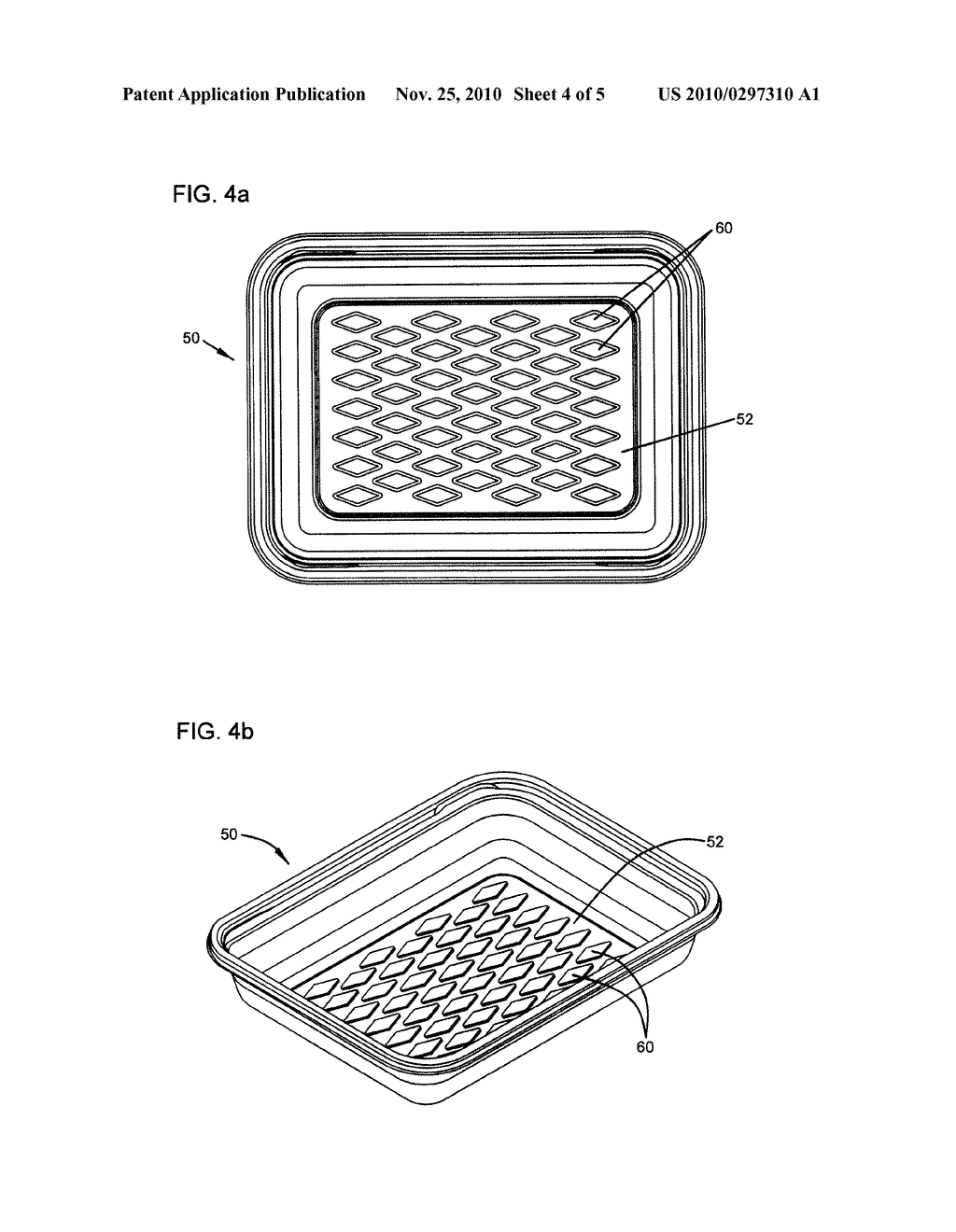 TRAY INCLUDING A FLOW RESTRICTING ELEMENT FOR FOOD PRODUCTS - diagram, schematic, and image 05