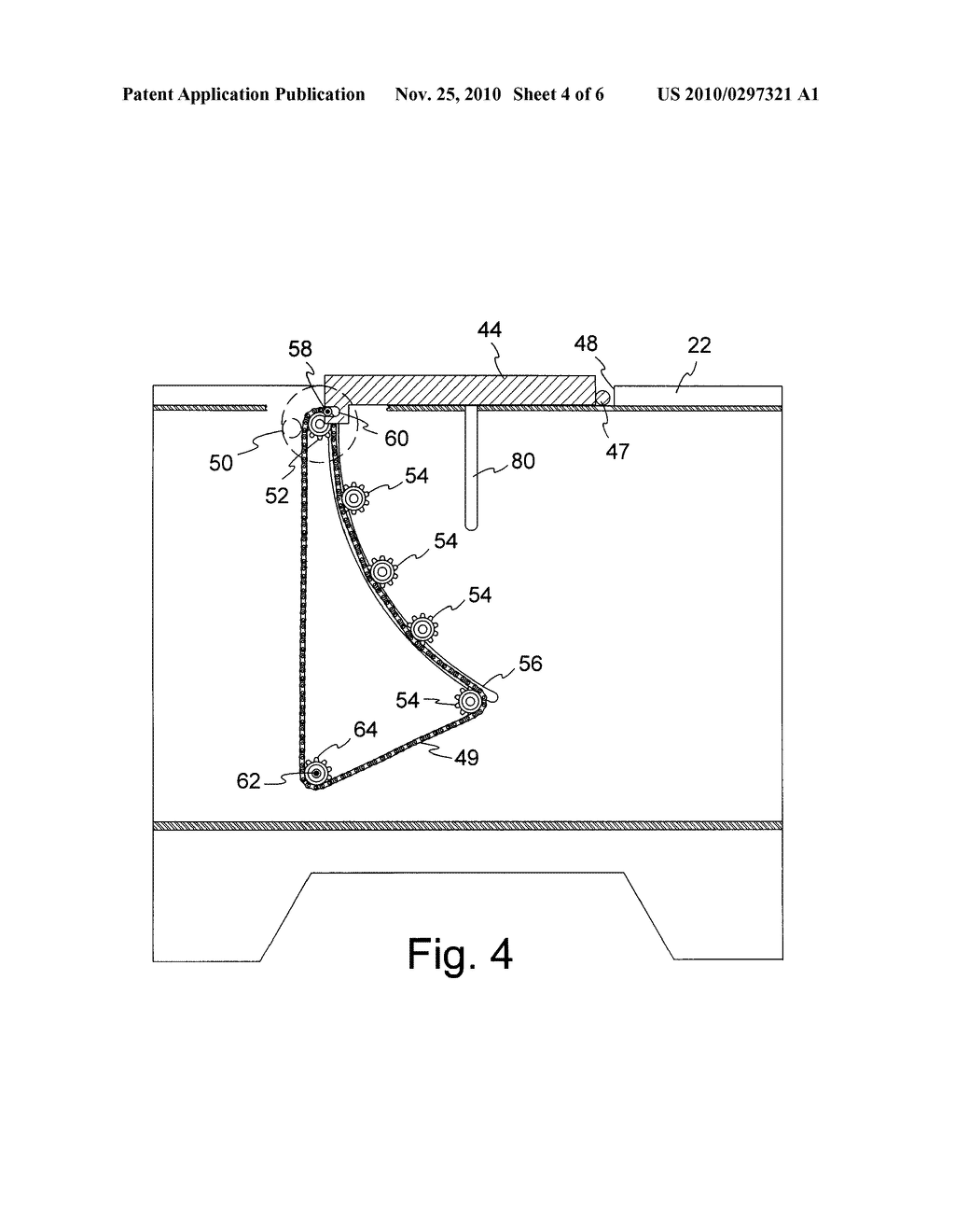 Barbecue Grill with Variably Positioned Food Basket - diagram, schematic, and image 05