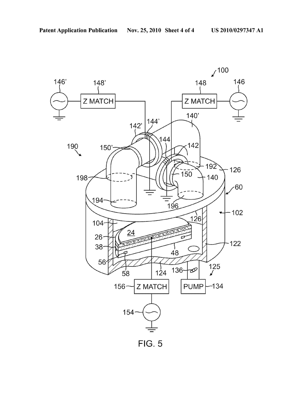 SUBSTRATE SUPPORT HAVING SIDE GAS OUTLETS AND METHODS - diagram, schematic, and image 05