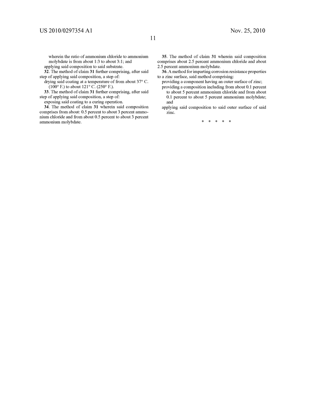 COMPOSITIONS AND METHODS FOR DARKENING AND IMPARTING CORROSION-RESISTANT PROPERTIES TO ZINC OR OTHER ACTIVE METALS - diagram, schematic, and image 18