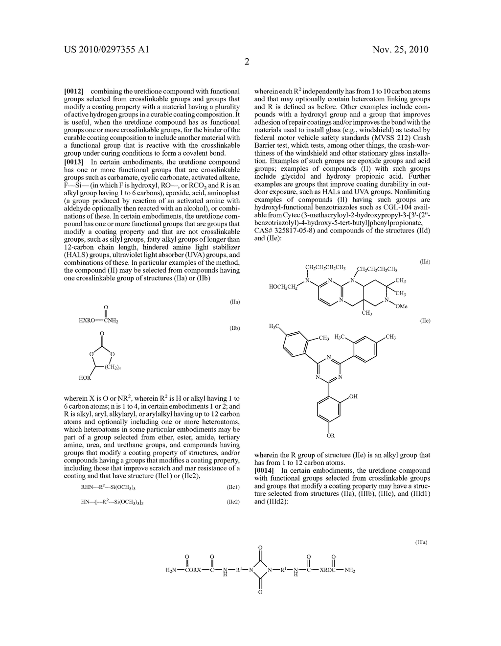CURABLE COATING COMPOSITION CONTAINING A COMPOUND HAVING A URETDIONE GROUP AND A DIFFERENT FUNCTIONAL GROUP AND CURED COATINGS - diagram, schematic, and image 03