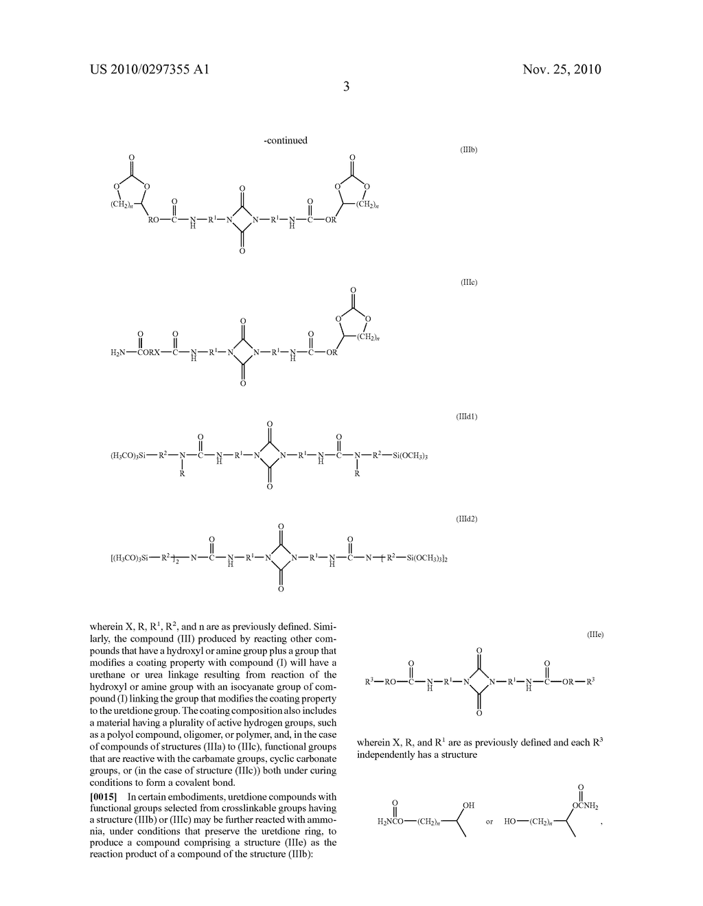 CURABLE COATING COMPOSITION CONTAINING A COMPOUND HAVING A URETDIONE GROUP AND A DIFFERENT FUNCTIONAL GROUP AND CURED COATINGS - diagram, schematic, and image 04