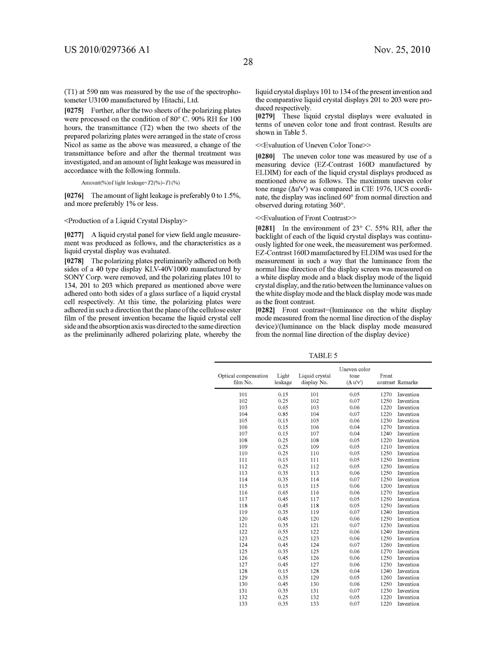 OPTICAL COMPENSATION FILM, AND POLARIZING PLATE AND LIQUID CRYSTAL DISPLAY EMPLOYING THE SAME - diagram, schematic, and image 29