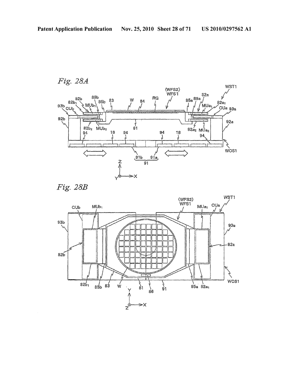 OBJECT EXCHANGE METHOD, EXPOSURE METHOD, CARRIER SYSTEM, EXPOSURE APPARATUS, AND DEVICE MANUFACTURING METHOD - diagram, schematic, and image 29