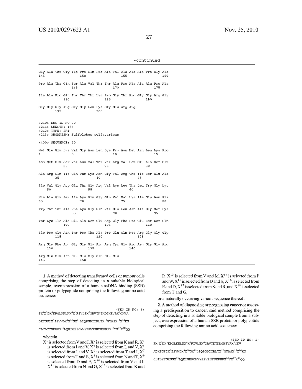 NOVEL HUMAN ssDNA BINDING PROTEINS AND METHODS OF CANCER DIAGNOSIS - diagram, schematic, and image 41