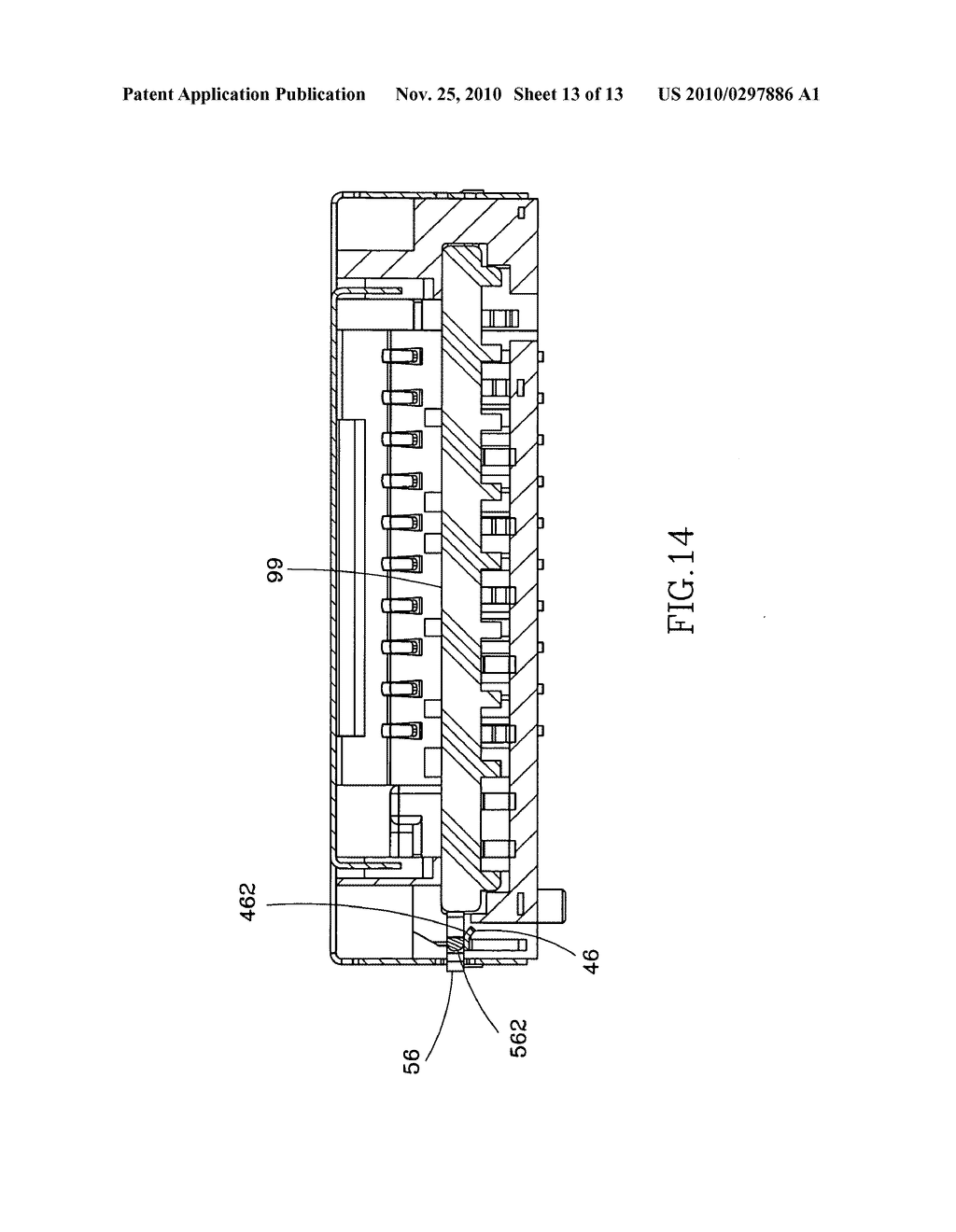 Card connector capable of detecting card entry - diagram, schematic, and image 14