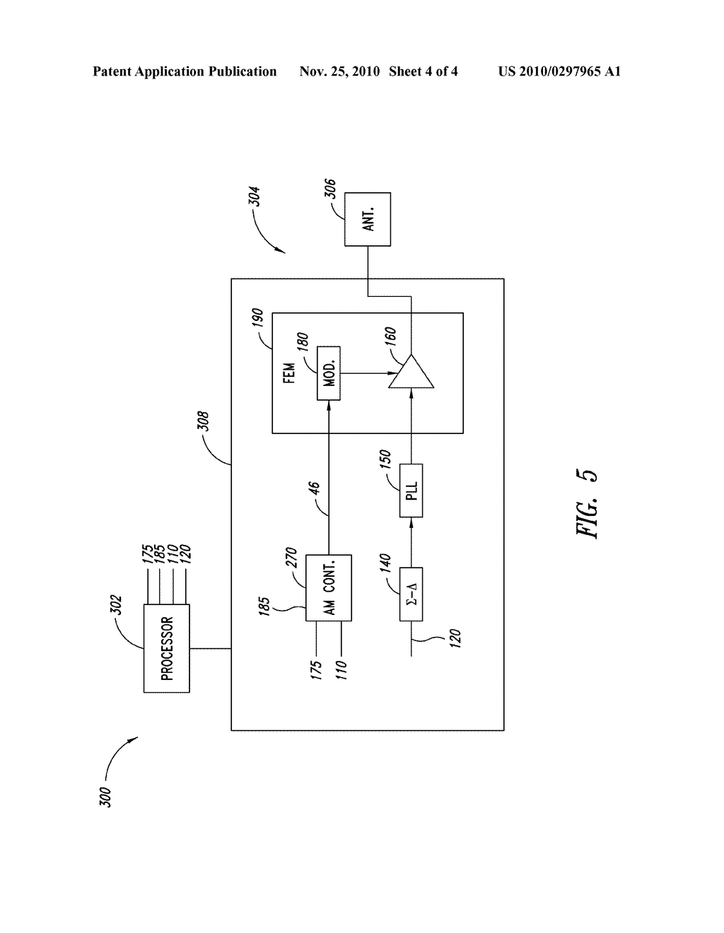 AMPLITUDE MODULATION CONTROLLER FOR POLAR TRANSMITTER - diagram, schematic, and image 05