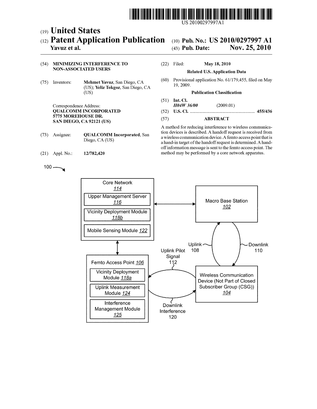 MINIMIZING INTERFERENCE TO NON-ASSOCIATED USERS - diagram, schematic, and image 01