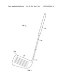 GOLF CLUB WITH GOLF CLUB HEAD HAVING COMPRESSIBLE V-SHAPED GROOVES diagram and image