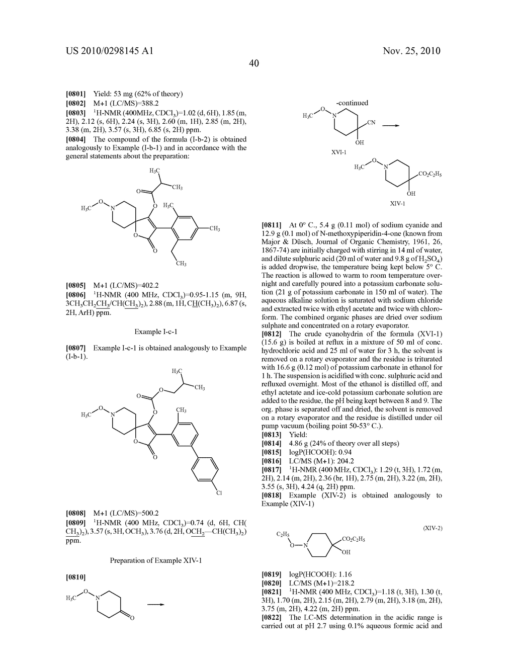 Spiroheterocyclic Tetronic Acid Derivatives - diagram, schematic, and image 41