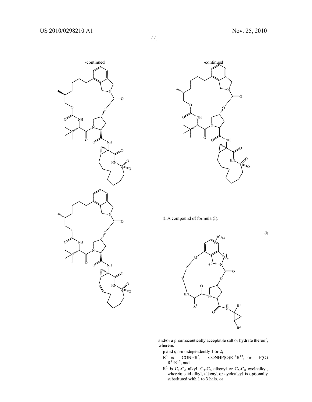 HCV NS3 Protease Inhibitors - diagram, schematic, and image 45