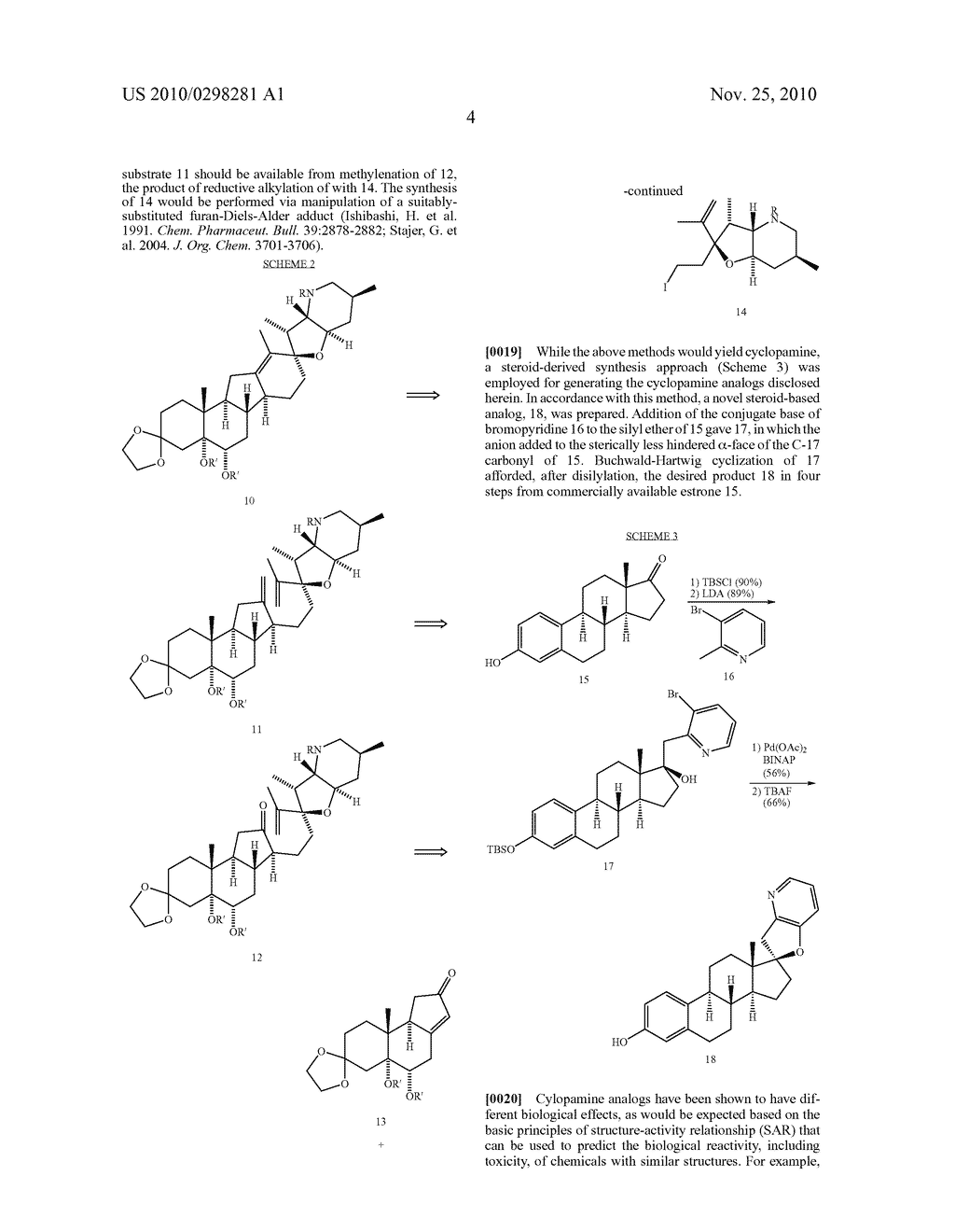 Steroid-Derived Cyclopamine Analogs and Methods for Using the Same in the Prevention or Treatment of Cancer - diagram, schematic, and image 08