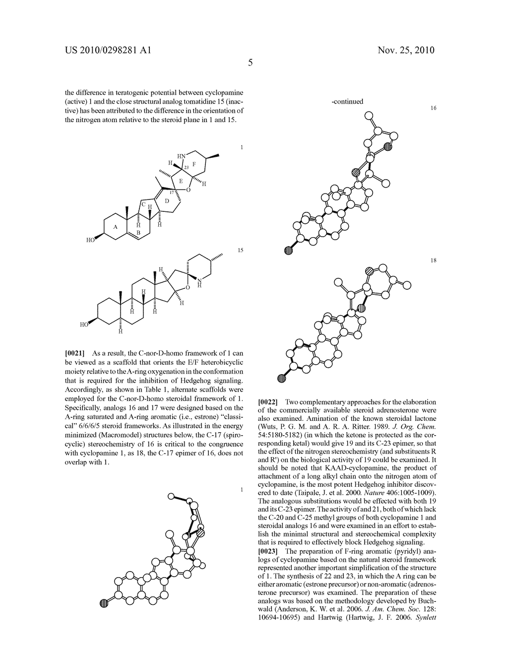 Steroid-Derived Cyclopamine Analogs and Methods for Using the Same in the Prevention or Treatment of Cancer - diagram, schematic, and image 09