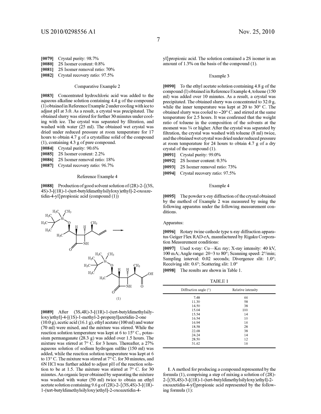 Method for crystallization of azetidinonecarboxylic acid - diagram, schematic, and image 08