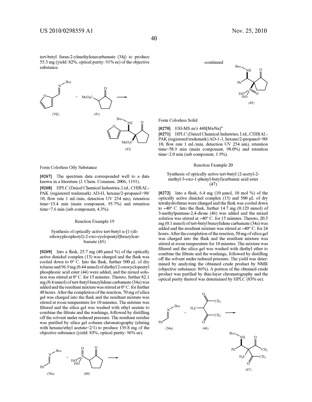 OPTICALLY ACTIVE DINICKEL COMPLEX AND METHOD FOR PRODUCING OPTICALLY ACTIVE AMINE USING THE OPTICALLY ACTIVE DINICKEL COMPLEX AS CATALYST - diagram, schematic, and image 41