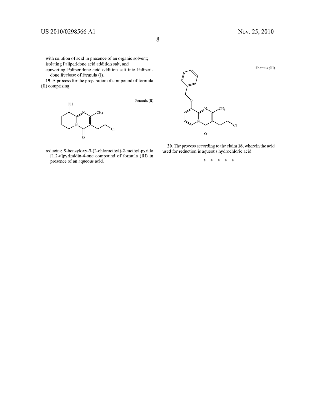 PROCESS FOR THE PREPARATION OF PALIPERIDONE AND ITS INTERMEDIATES - diagram, schematic, and image 14