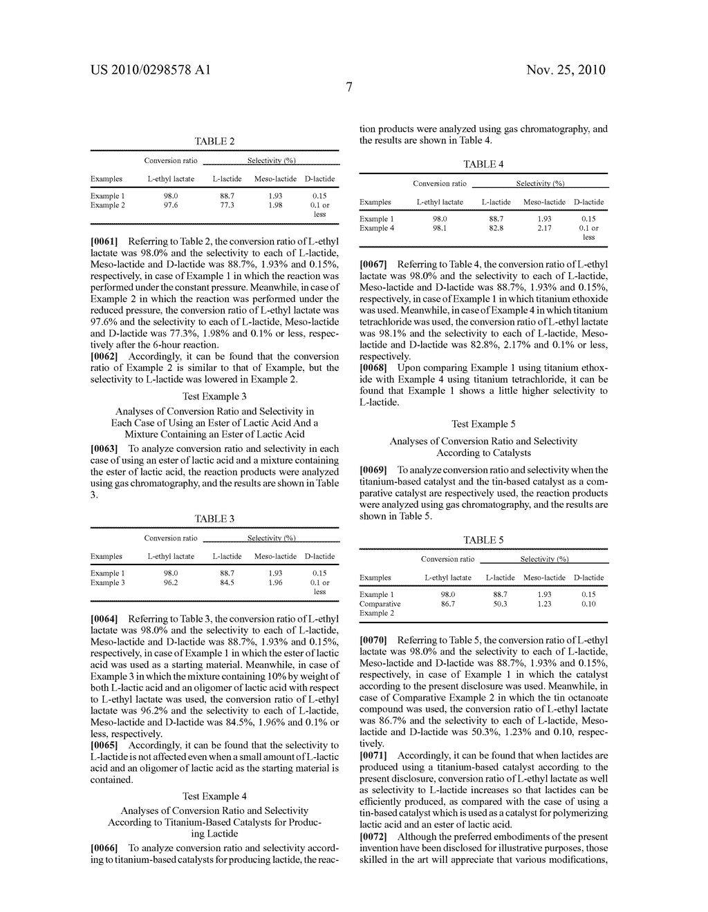 Catalyst For Direct Conversion Of Esters Of Lactic Acid To Lactide And The Method For Producing Lactide Using The Same - diagram, schematic, and image 09