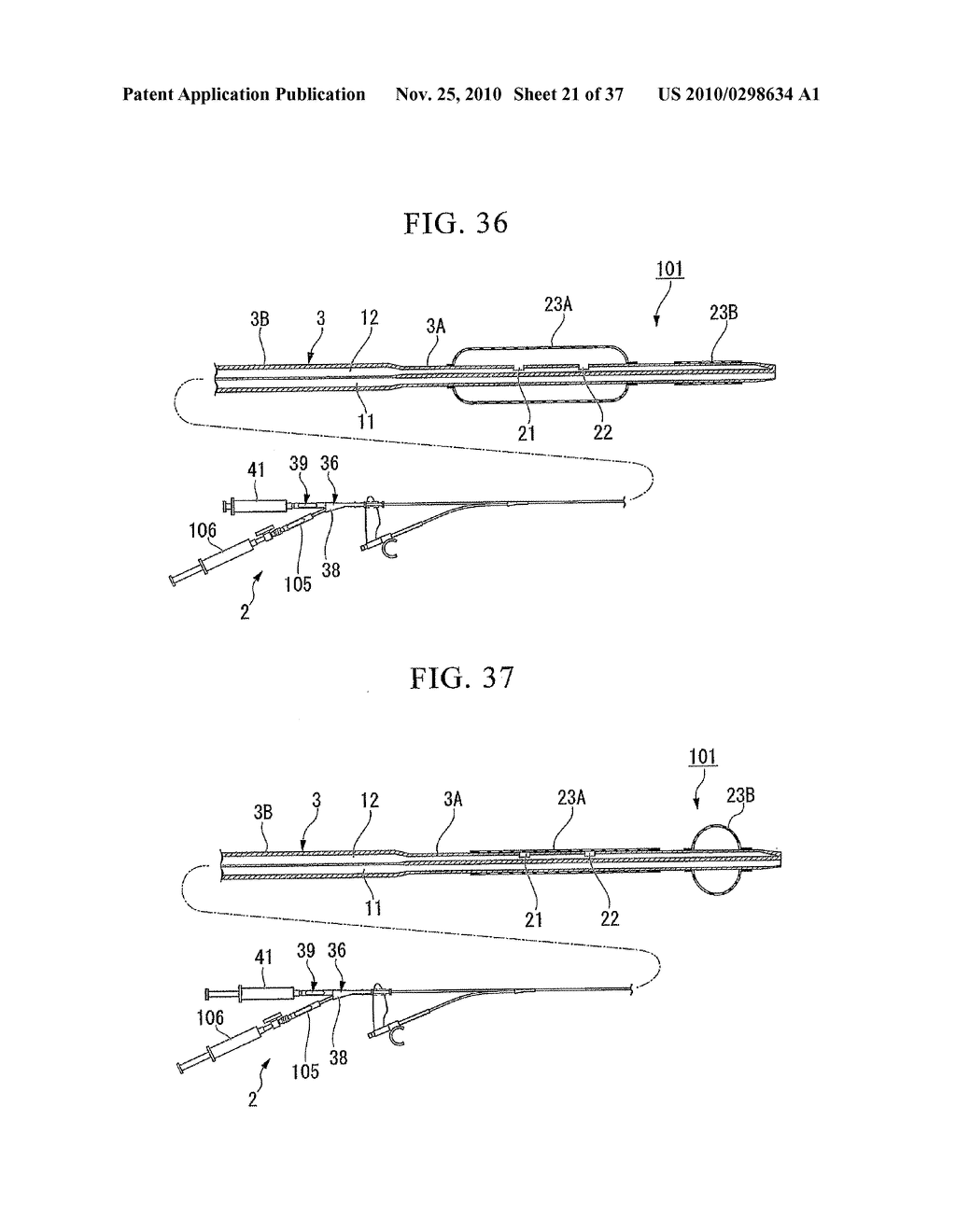 MEDICAL INSTRUMENT FOR ENDOSCOPE AND TREATMENT METHOD - diagram, schematic, and image 22