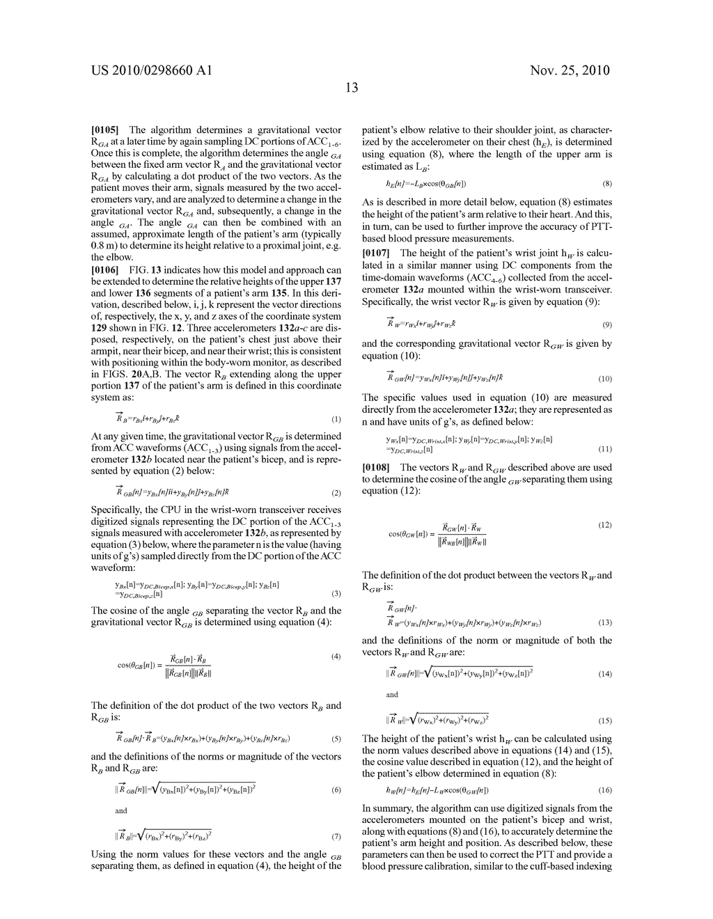 BODY-WORN DEVICE AND ASSOCIATED SYSTEM FOR ALARMS/ALERTS BASED ON VITAL SIGNS AND MOTION; ALSO DESCRIBES SPECIFIC MONITORS THAT INCLUDE BARCODE SCANNER AND DIFFERENT USER INTERFACES FOR NURSE, PATIENT, ETC. - diagram, schematic, and image 36