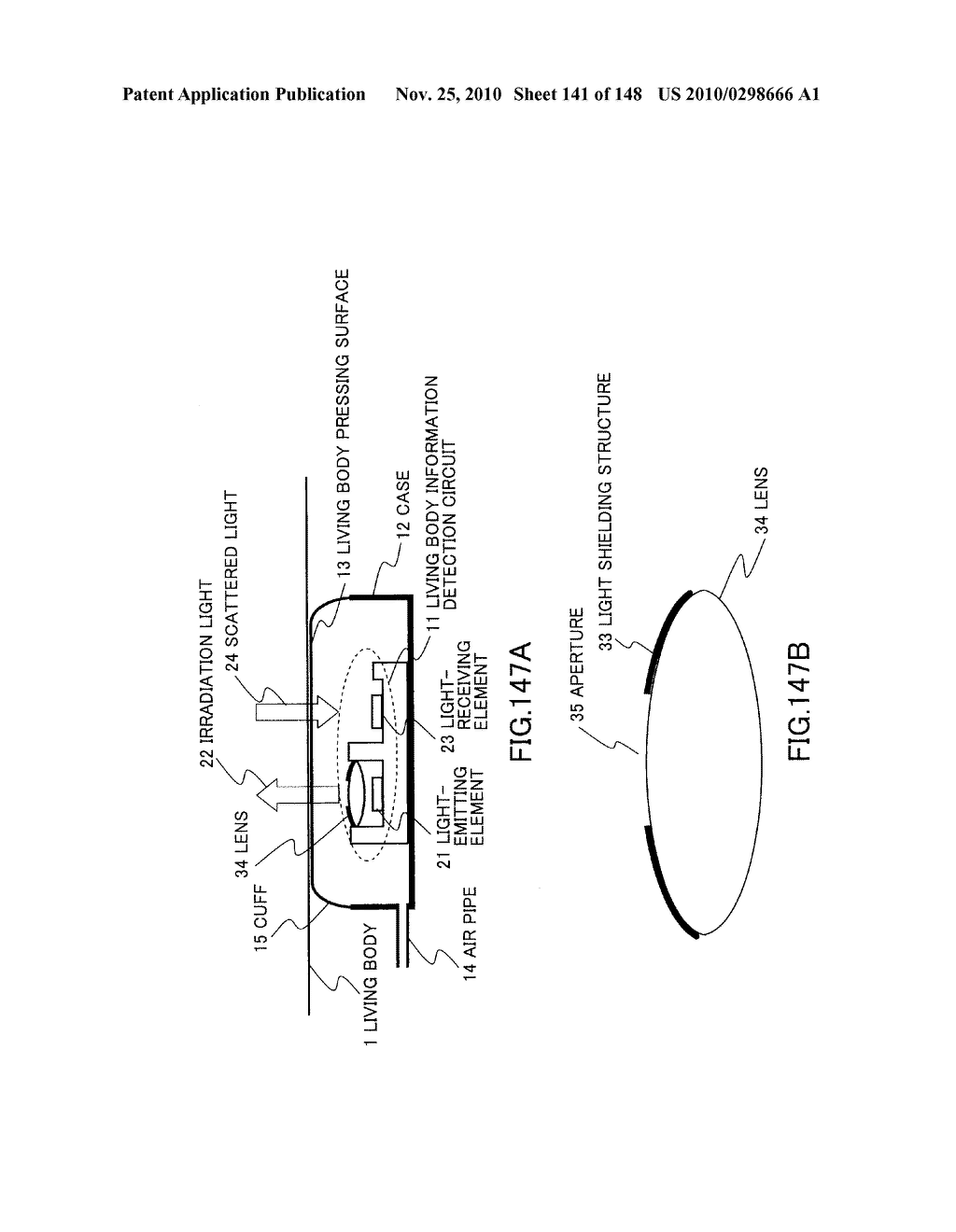 LIVING BODY INFORMATION DETECTION APPARATUS AND BLOOD-PRESSURE METER - diagram, schematic, and image 142