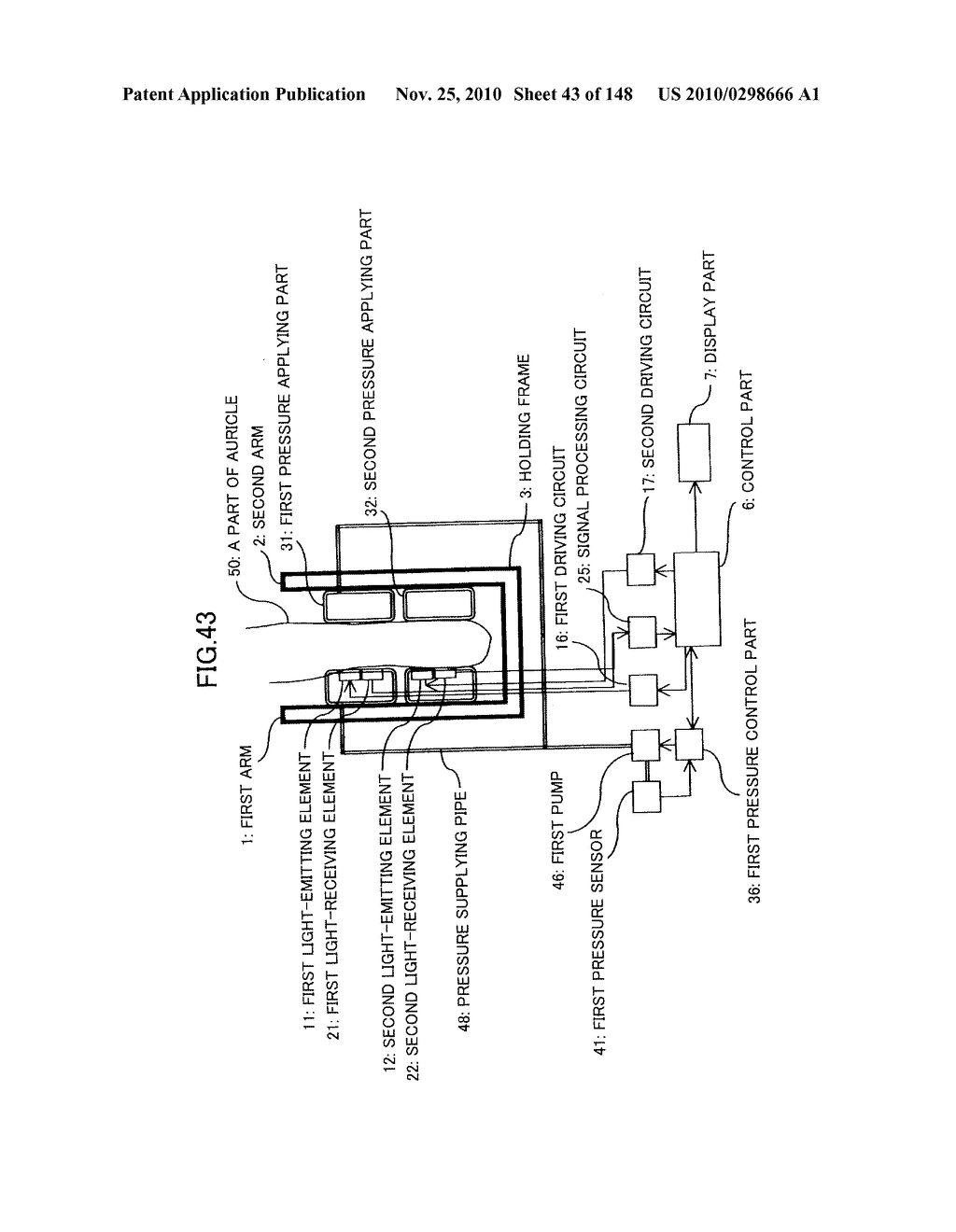 LIVING BODY INFORMATION DETECTION APPARATUS AND BLOOD-PRESSURE METER - diagram, schematic, and image 44