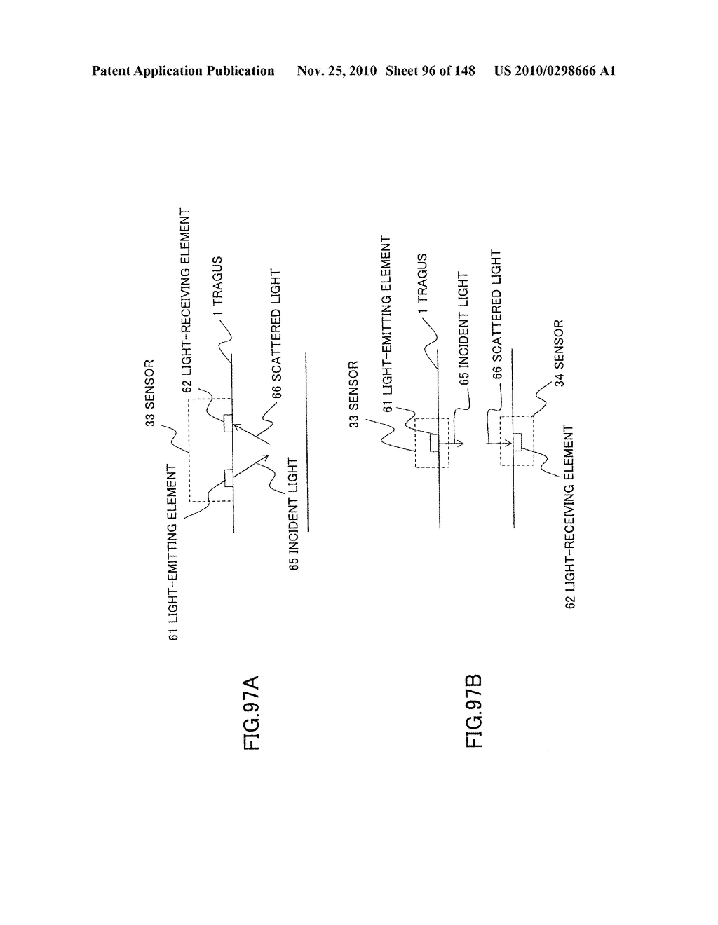 LIVING BODY INFORMATION DETECTION APPARATUS AND BLOOD-PRESSURE METER - diagram, schematic, and image 97