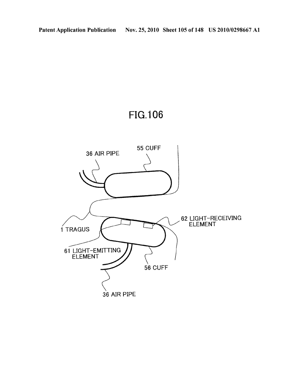 LIVING BODY INFORMATION DETECTION APPARATUS AND BLOOD-PRESSURE METER - diagram, schematic, and image 106