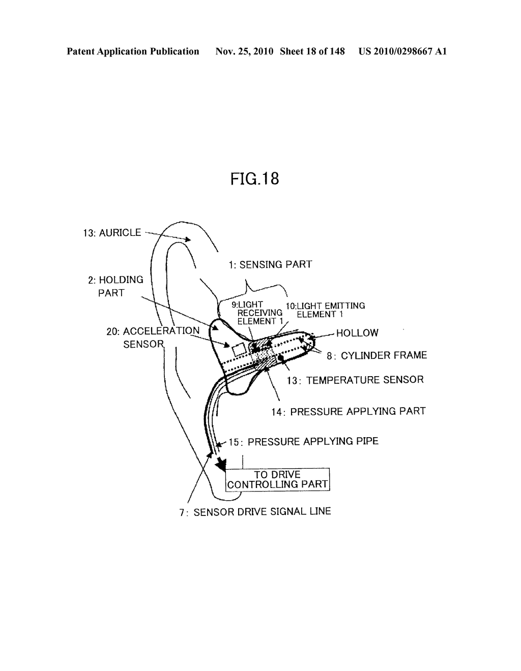 LIVING BODY INFORMATION DETECTION APPARATUS AND BLOOD-PRESSURE METER - diagram, schematic, and image 19