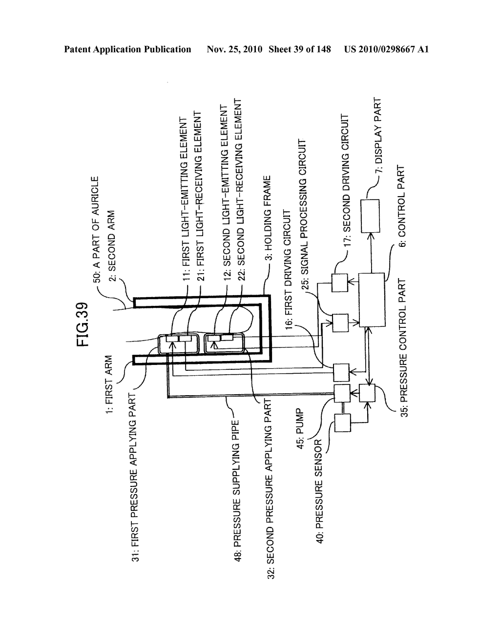 LIVING BODY INFORMATION DETECTION APPARATUS AND BLOOD-PRESSURE METER - diagram, schematic, and image 40