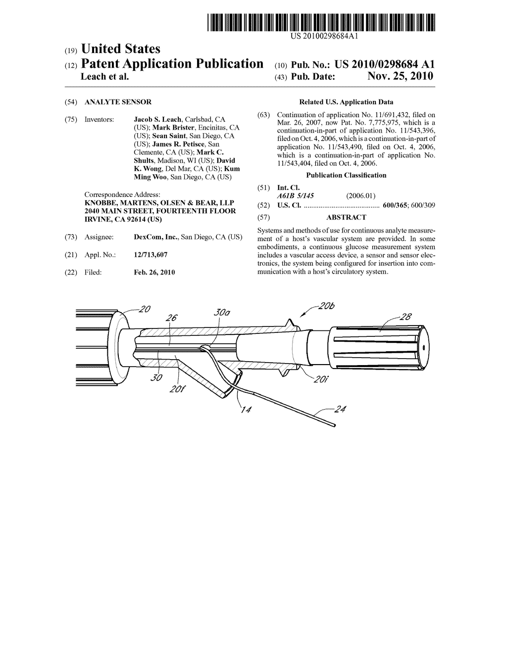 ANALYTE SENSOR - diagram, schematic, and image 01