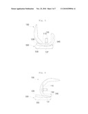 ARTIFICIAL KNEE JOINT INCLUDING PLURAL FLEXIONS IN A FEMUR JOINT MEMBER diagram and image