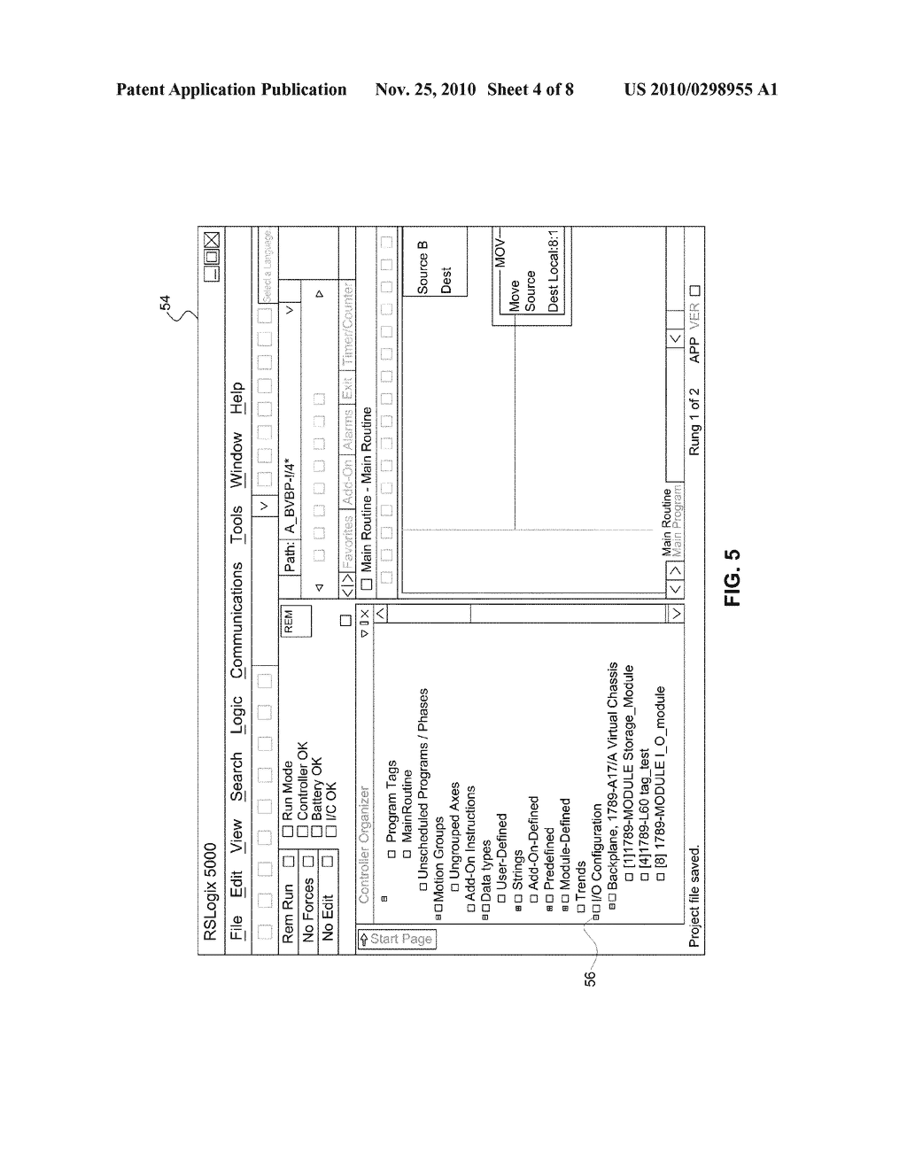 SYSTEM AND METHOD FOR STORING DATA FROM AN INDUSTRIAL CONTROLLER - diagram, schematic, and image 05
