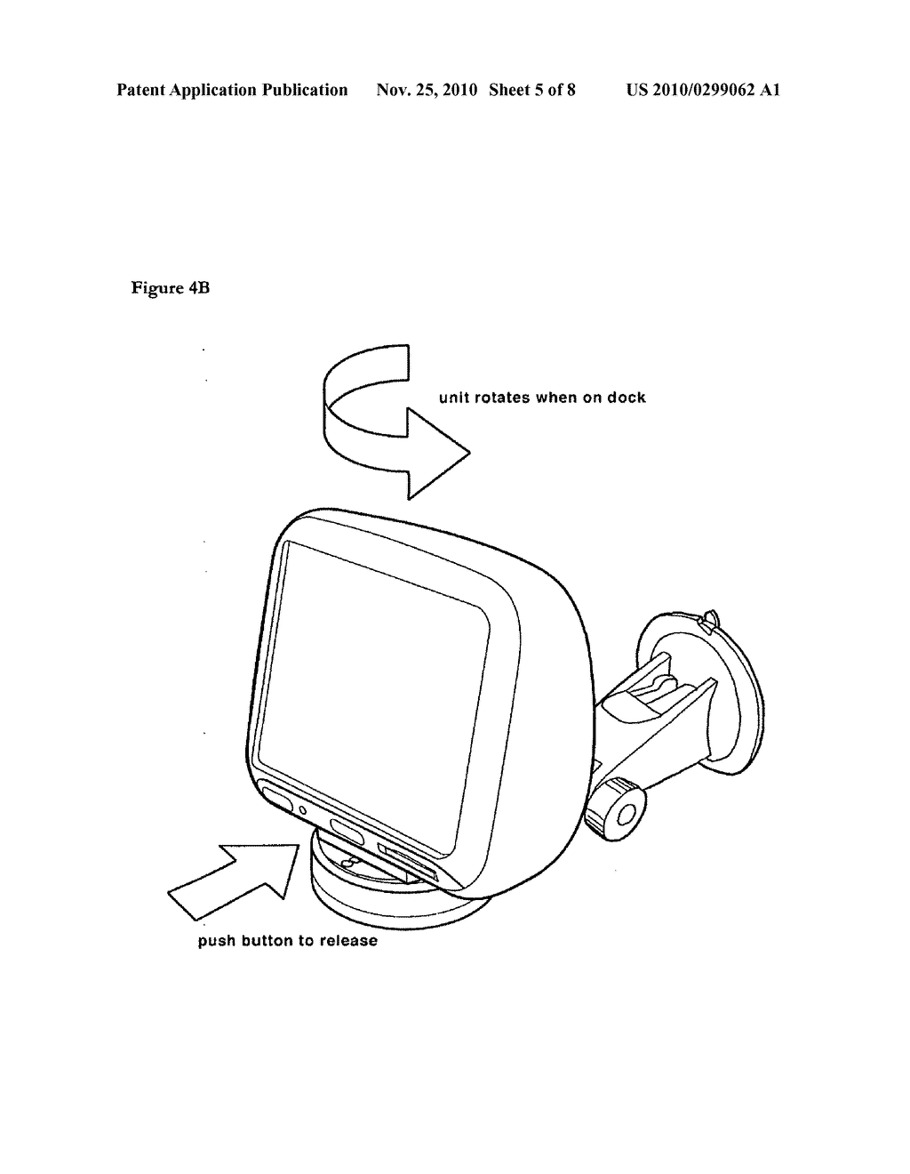 Navigation device displaying travel information - diagram, schematic, and image 06