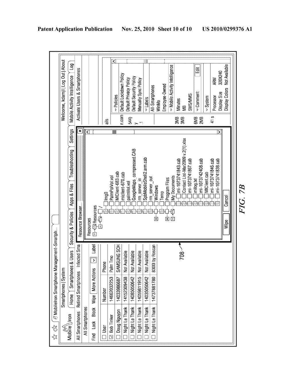 Selective Management of Mobile Devices in an Enterprise Environment - diagram, schematic, and image 11