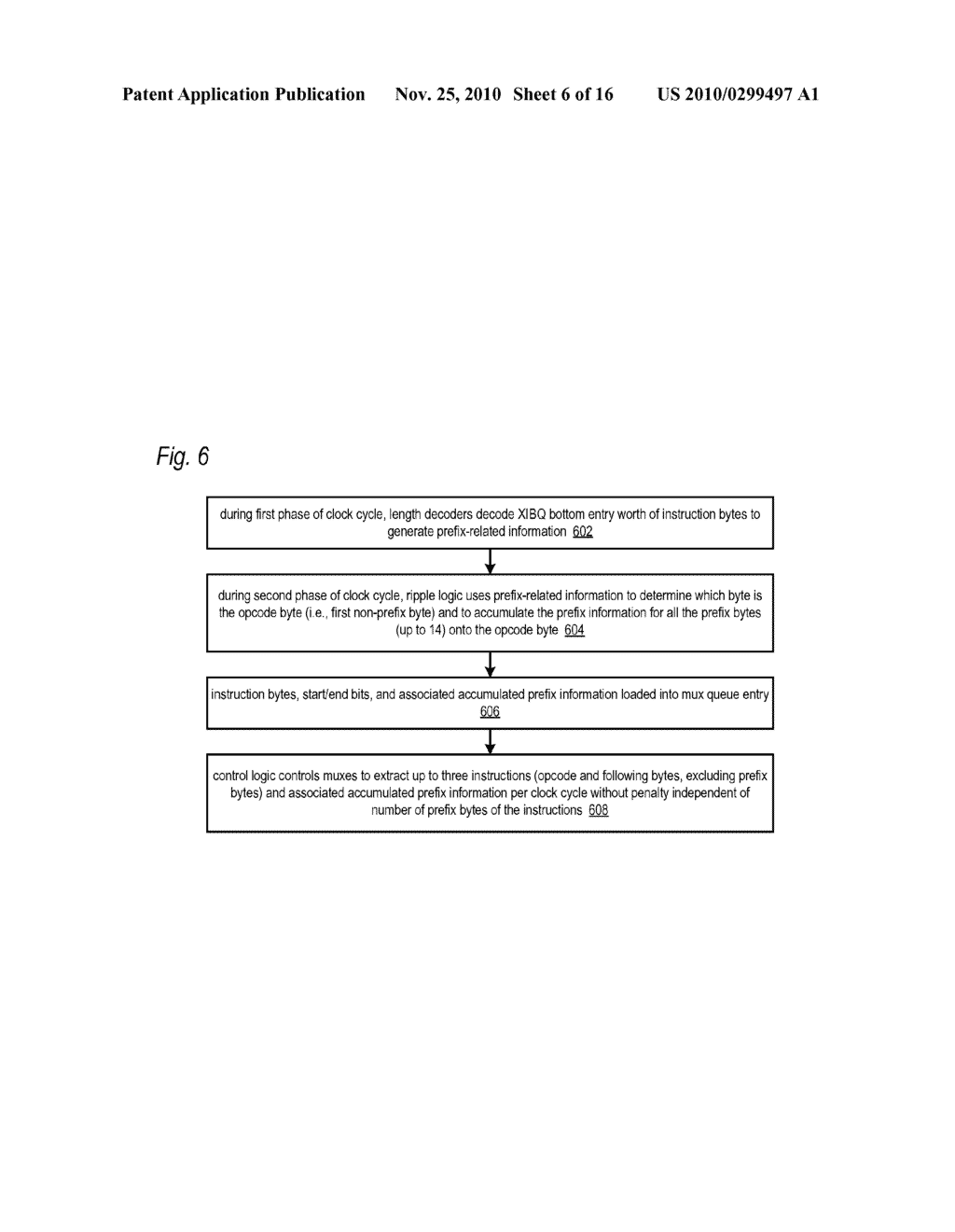 APPARATUS FOR EFFICIENTLY DETERMINING INSTRUCTION LENGTH WITHIN A STREAM OF X86 INSTRUCTION BYTES - diagram, schematic, and image 07