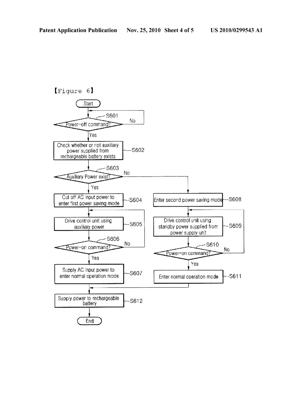 DISPLAY APPARATUS AND METHOD FOR SAVING POWER THEREOF - diagram, schematic, and image 05