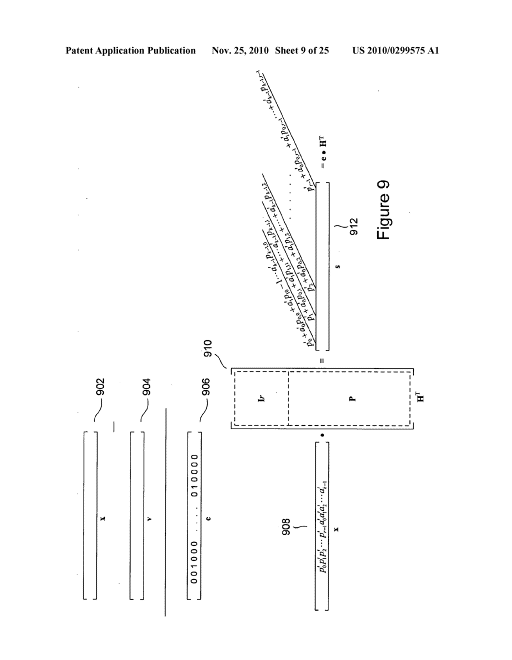 METHOD AND SYSTEM FOR DETECTION AND CORRECTION OF PHASED-BURST ERRORS, ERASURES, SYMBOL ERRORS, AND BIT ERRORS IN A RECEIVED SYMBOL STRING - diagram, schematic, and image 10