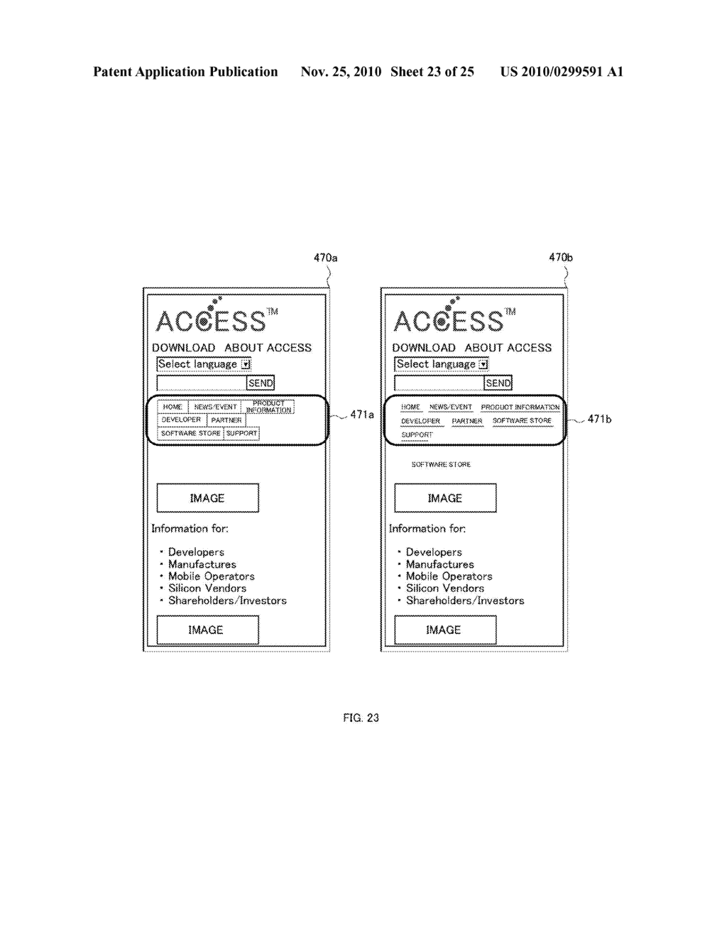 MARKUP LANGUAGE DOCUMENT CONVERSION SYSTEM, DEVICE, METHOD, AND PROGRAM - diagram, schematic, and image 24