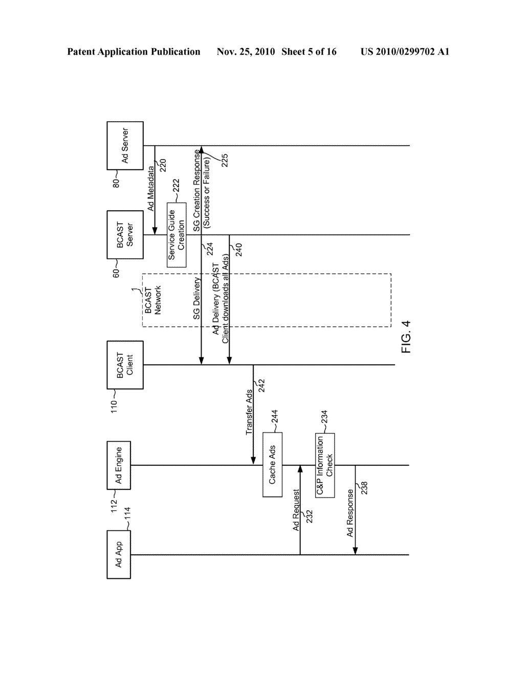 DELIVERY OF SELECTIVE CONTENT TO CLIENT APPLICATIONS BY MOBILE BROADCAST DEVICE WITH CONTENT FILTERING CAPABILITY - diagram, schematic, and image 06